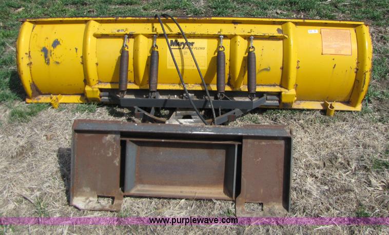 image for item 8666 Meyer C85 skid steer mount snow plow