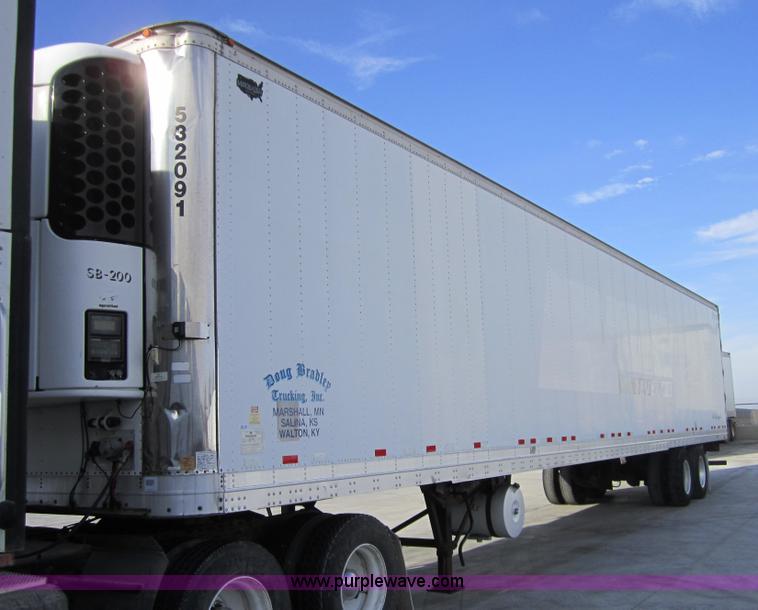 image for item 3770 2002 Wabash 53' reefer van trailer