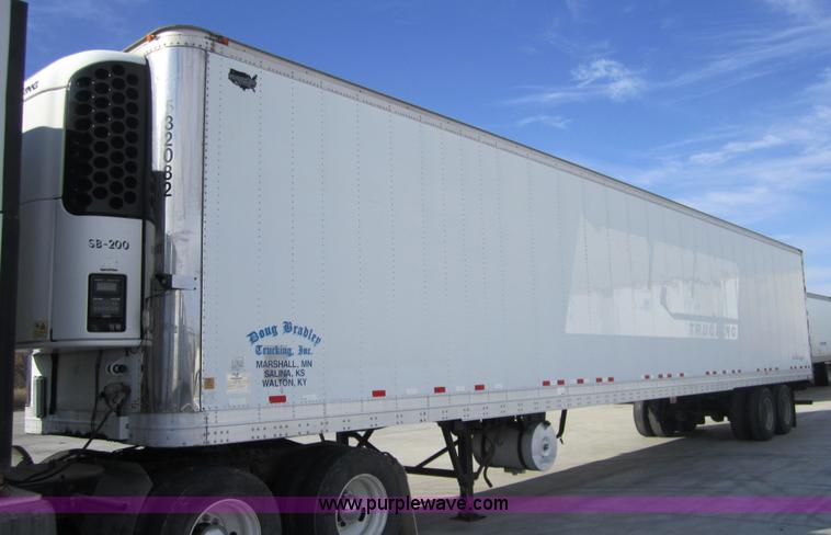 image for item 3771 2002 Wabash 53' reefer van trailer