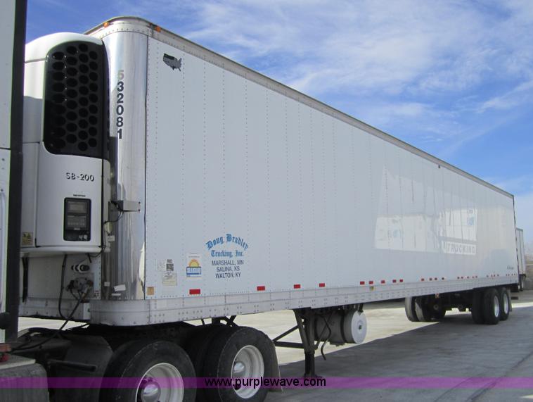 image for item 3772 2002 Wabash 53' reefer van trailer