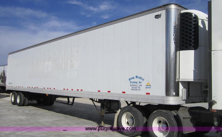 image for item 3772 2002 Wabash 53' reefer van trailer