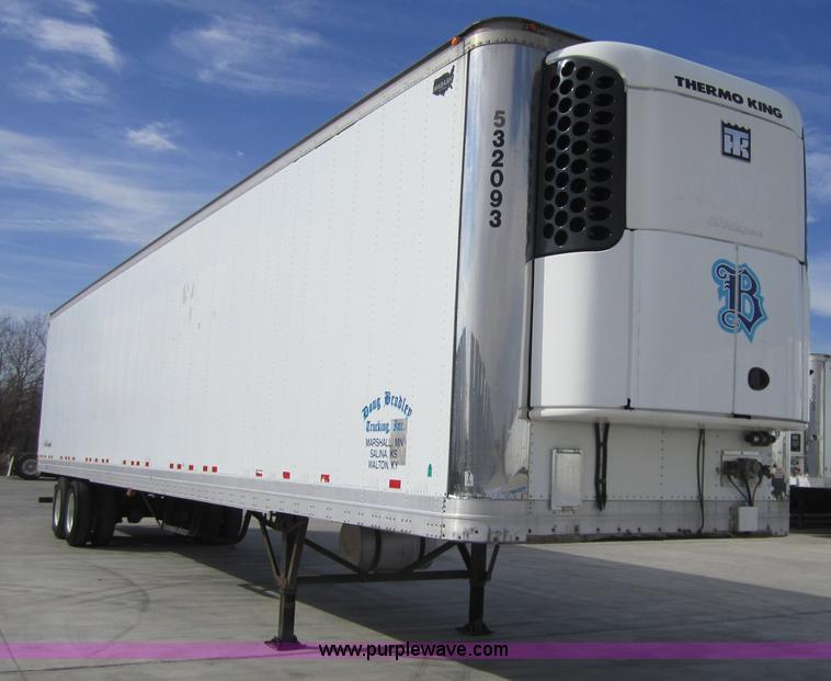 image for item 3773 2002 Wabash 53' reefer van trailer