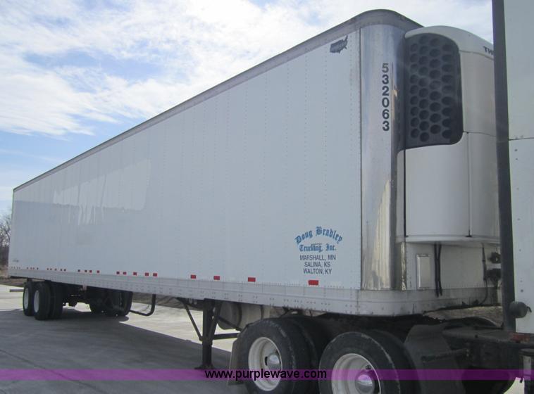 image for item 3774 2002 Wabash 53' reefer van trailer