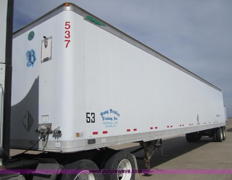image for item 3776 2001 Great Dane 53' dry van trailer