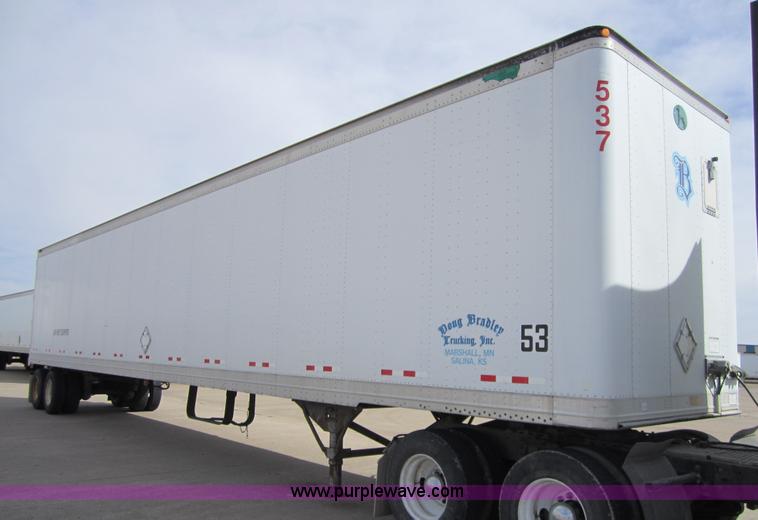 image for item 3776 2001 Great Dane 53' dry van trailer