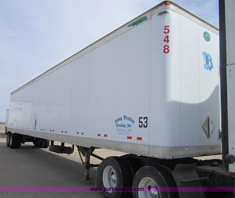 image for item 3777 2001 Great Dane 53' dry van trailer