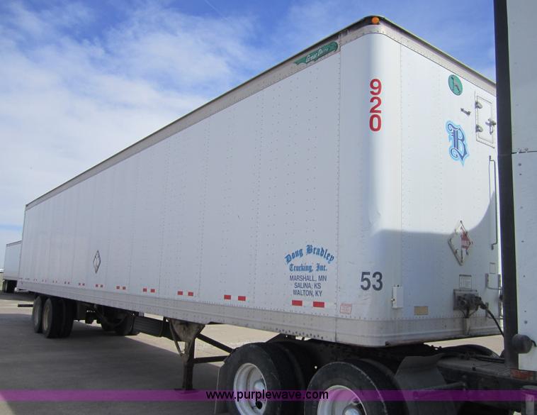 image for item 3779 1999 Great Dane 53' dry van trailer