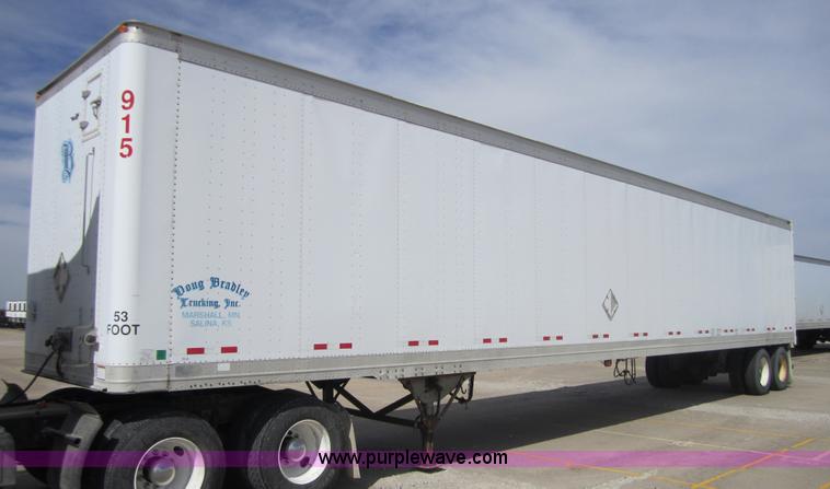 image for item 3780 1999 Great Dane 53' dry van trailer