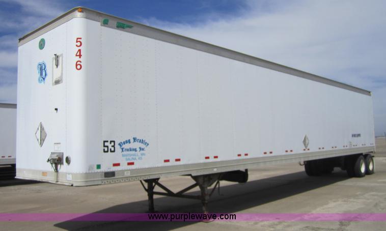 image for item 3781 2001 Great Dane 53' dry van trailer