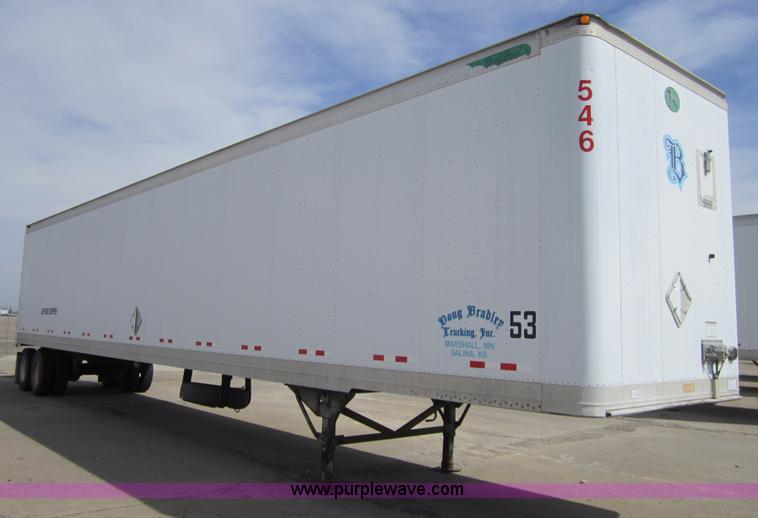 image for item 3781 2001 Great Dane 53' dry van trailer