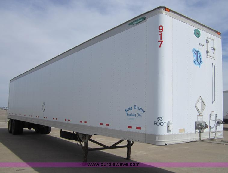 image for item 3782 1999 Great Dane 53' dry van trailer