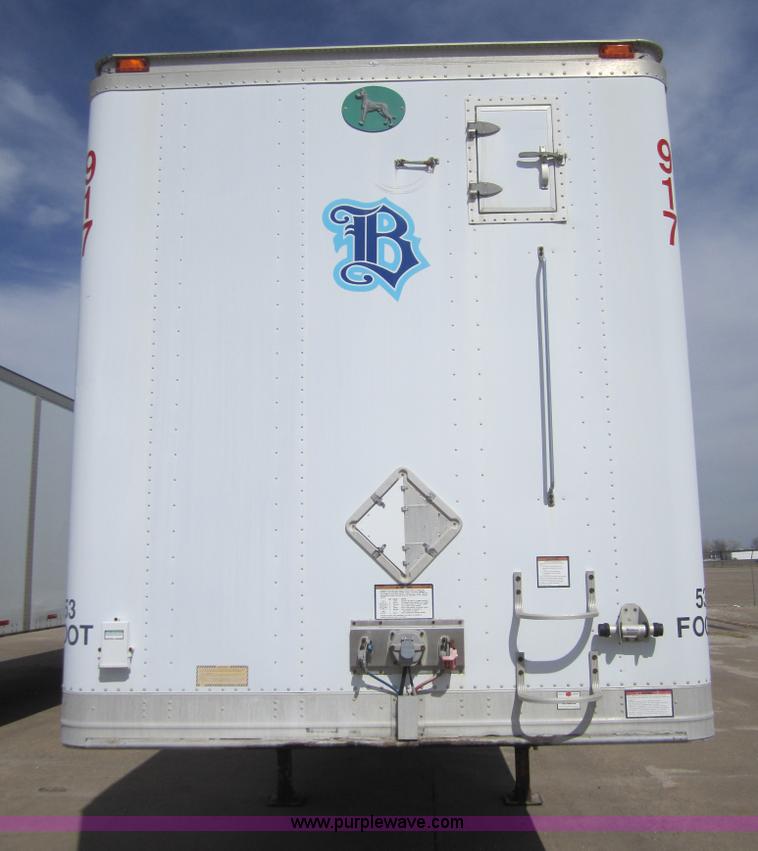 image for item 3782 1999 Great Dane 53' dry van trailer