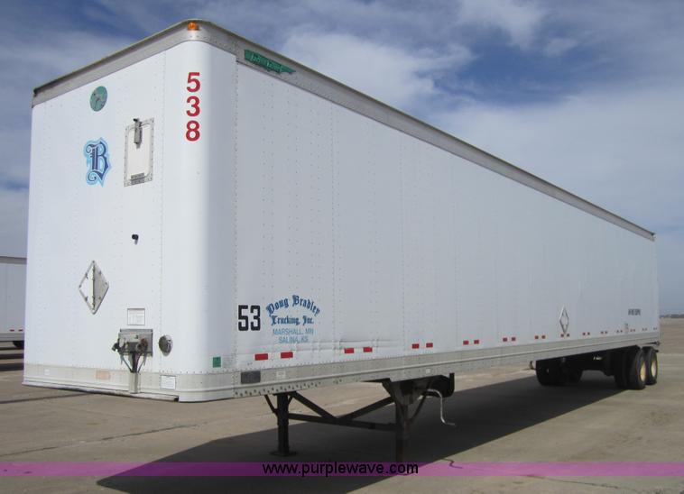 image for item 3783 2001 Great Dane 53' dry van trailer
