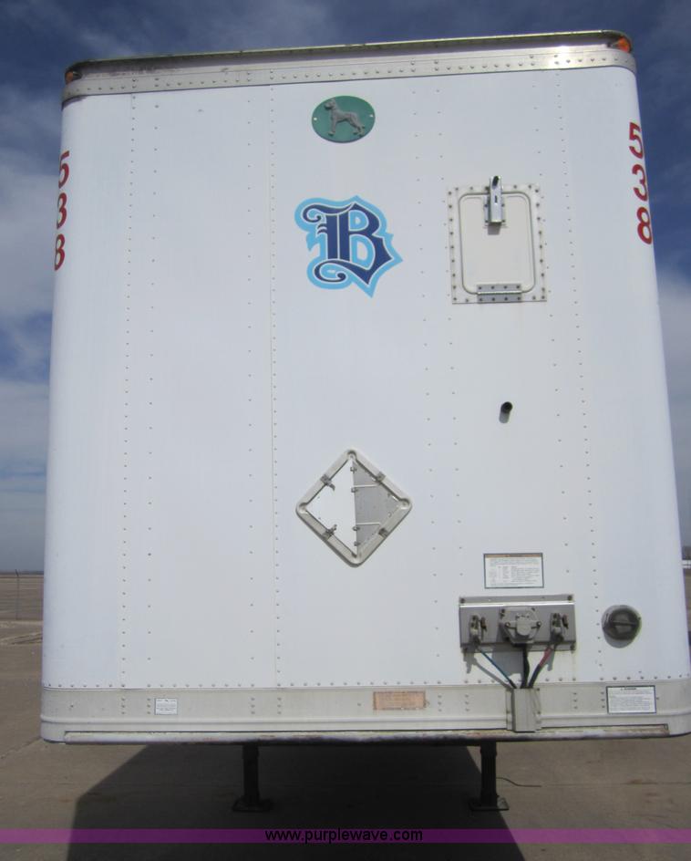 image for item 3783 2001 Great Dane 53' dry van trailer