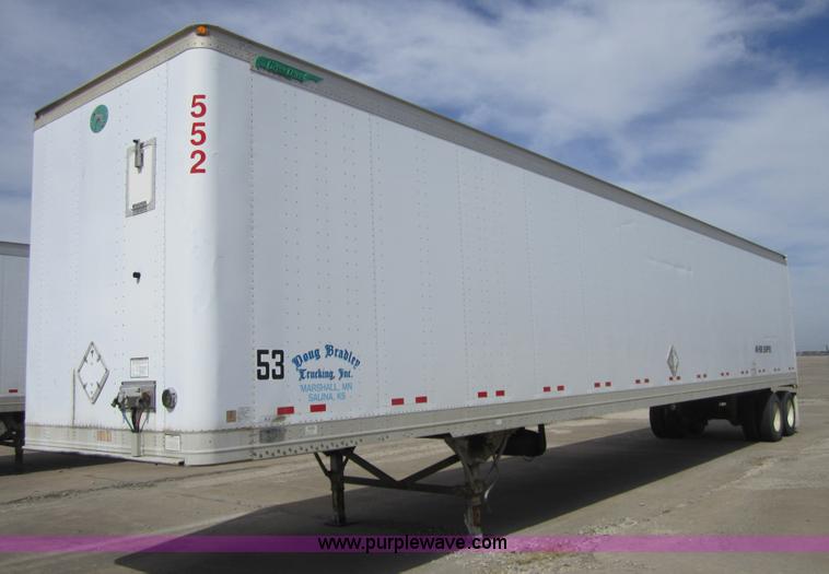 image for item 3784 2001 Great Dane 53' dry van trailer