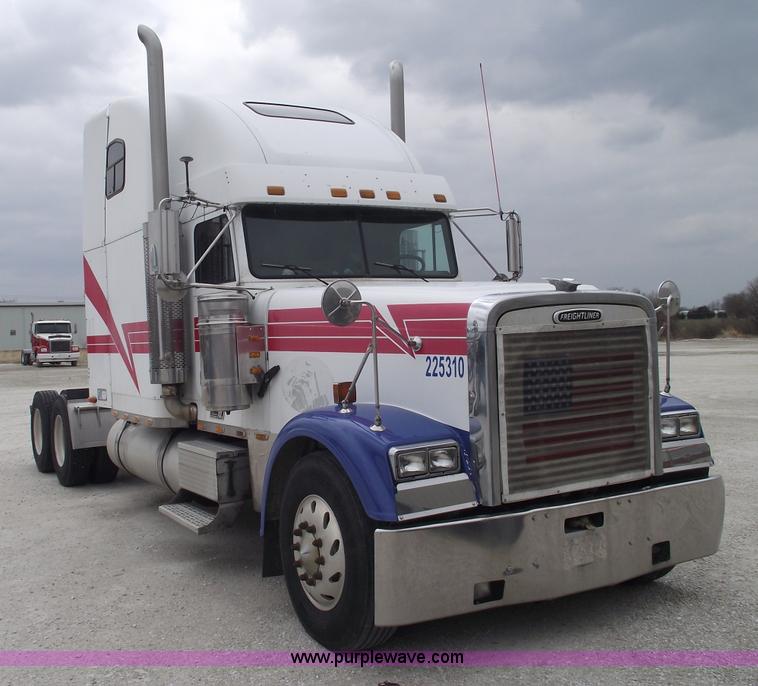 image for item 5756 2000 Freightliner FL132 Classic XL semi truck