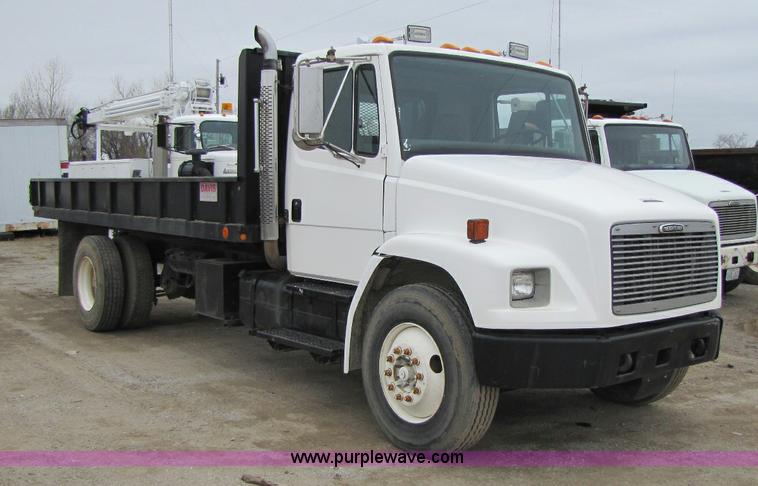 image for item 8415 1999 Freightliner FL80 Contractor dump bed truck