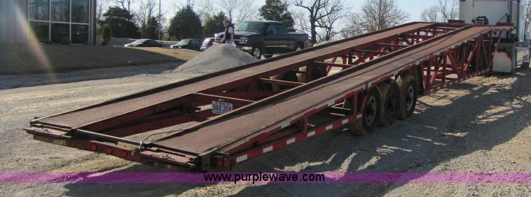 image for item 8444 1997 Beatrice Motor 53' Wedge car hauler
