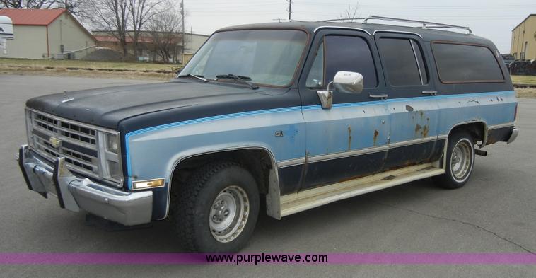 1986 Chevrolet Suburban C10 Silverado SUV | Item 2316 ... 1986 Chevrolet Suburban C10 Silverado SUV | Item 2316 ...