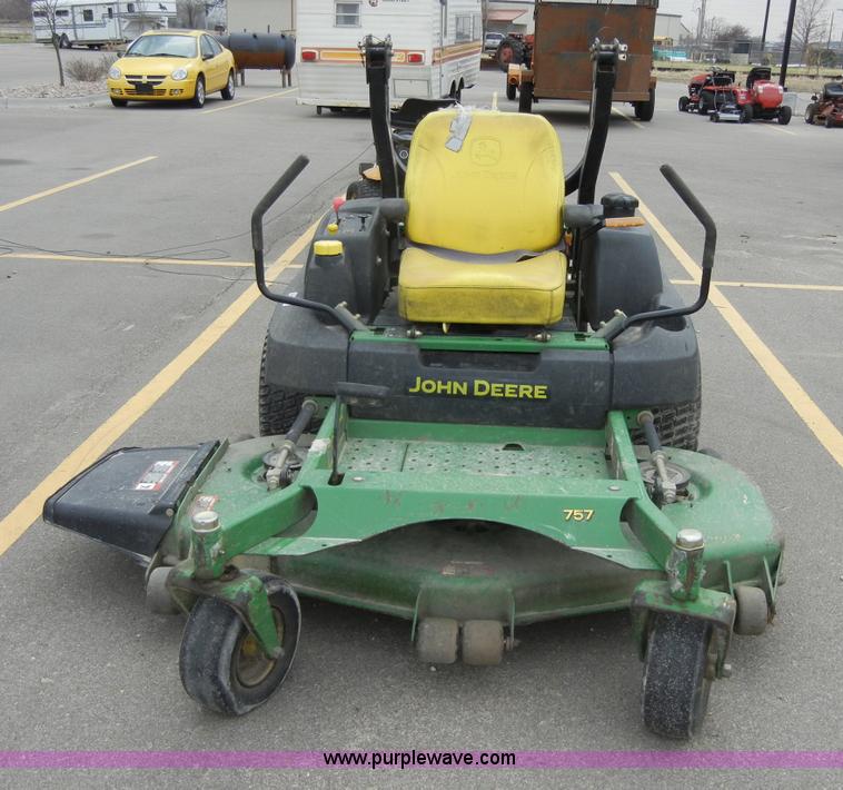 image for item 2317 John Deere 757 ZTrak zero turn lawn tractor