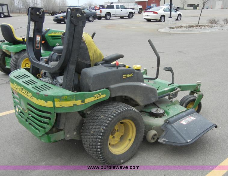 image for item 2317 John Deere 757 ZTrak zero turn lawn tractor