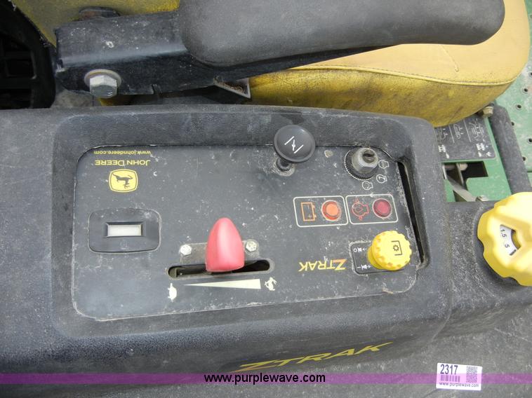 image for item 2317 John Deere 757 ZTrak zero turn lawn tractor