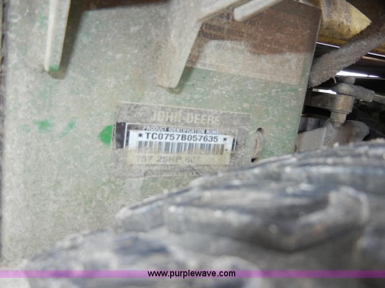 image for item 2317 John Deere 757 ZTrak zero turn lawn tractor