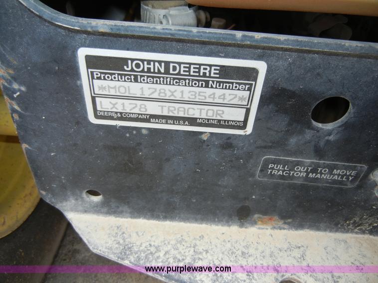 image for item 2319 John Deere riding lawn mower