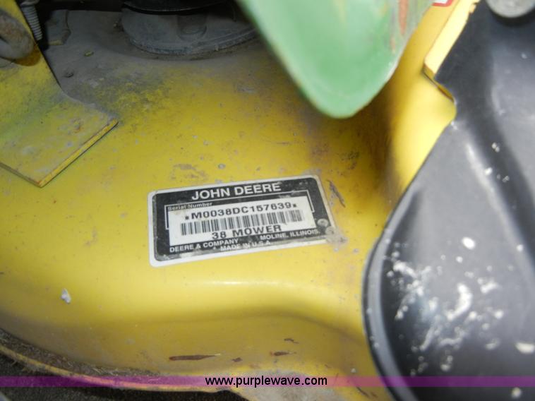 image for item 2319 John Deere riding lawn mower