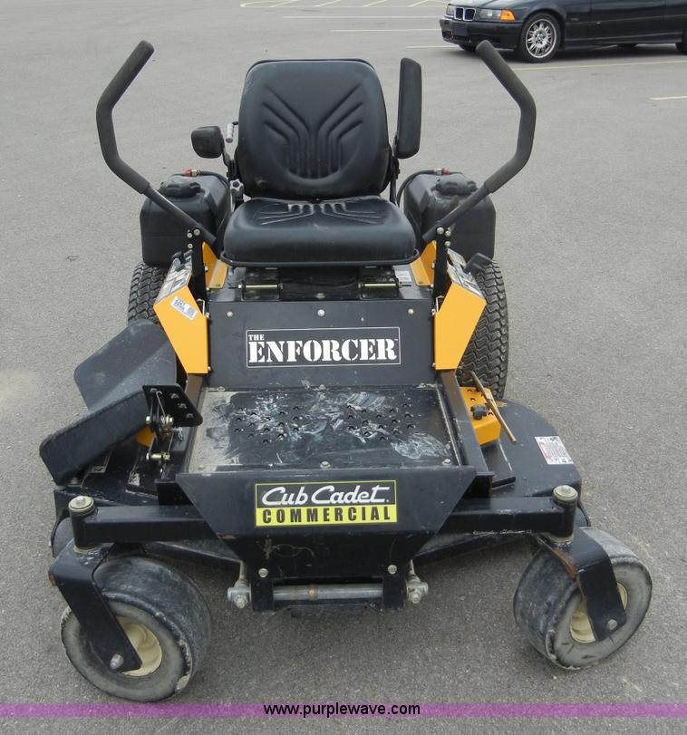 image for item 2321 Cub Cadet Enforcer zero turn riding lawn mower