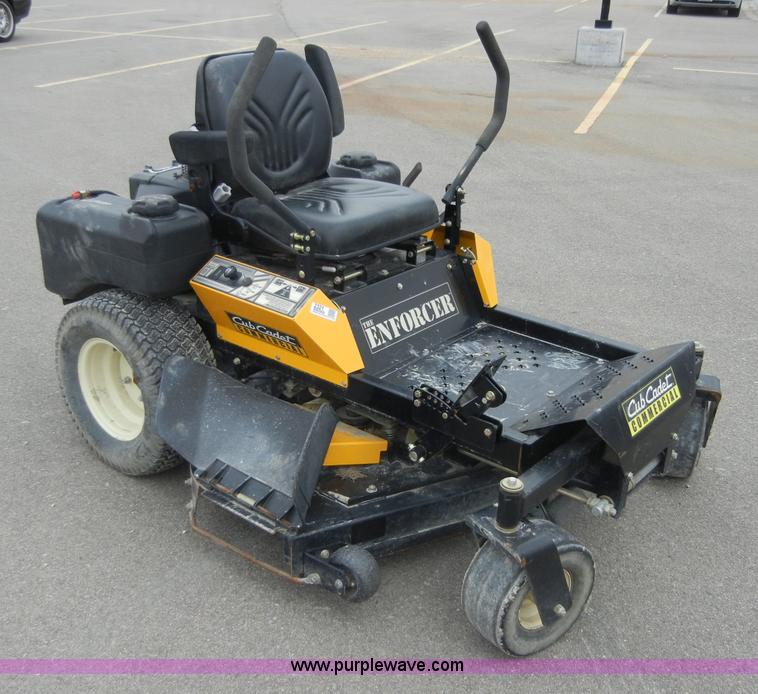 image for item 2321 Cub Cadet Enforcer zero turn riding lawn mower