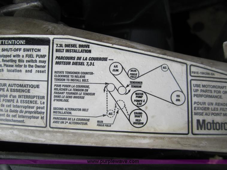 image for item 3069 2000 Ford F550 XL Super Duty pickup truck cab and chassis