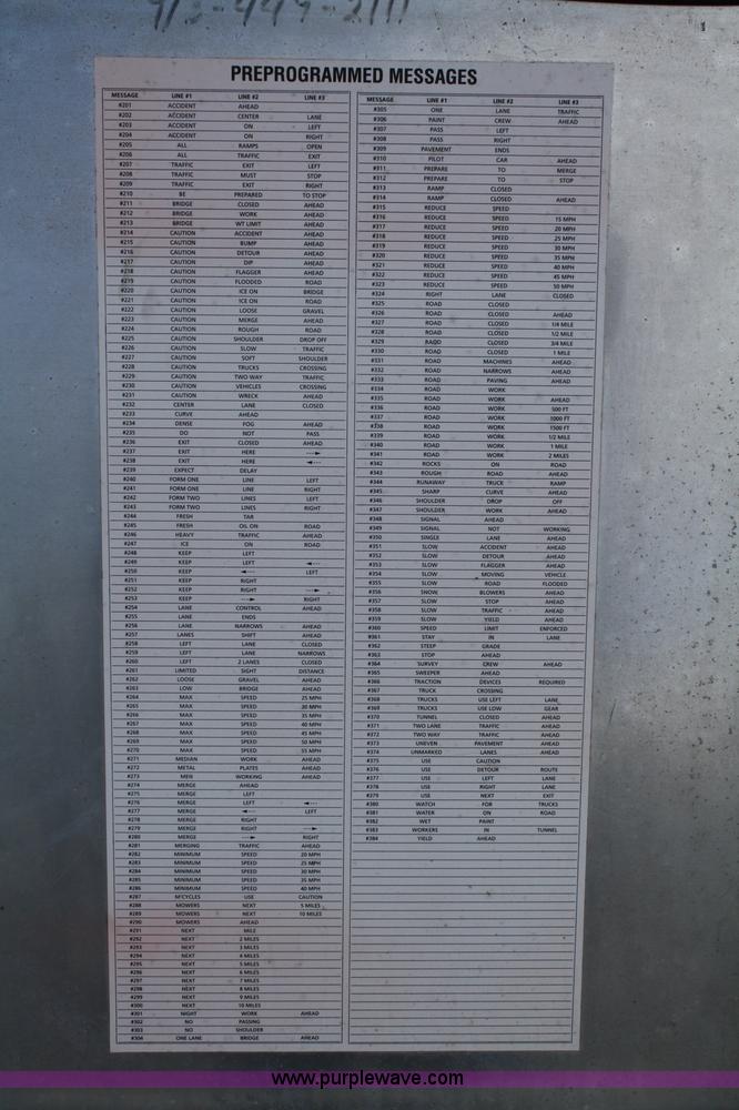 image for item 4681 Ver-Mac PCMS 1210 signalisation sign