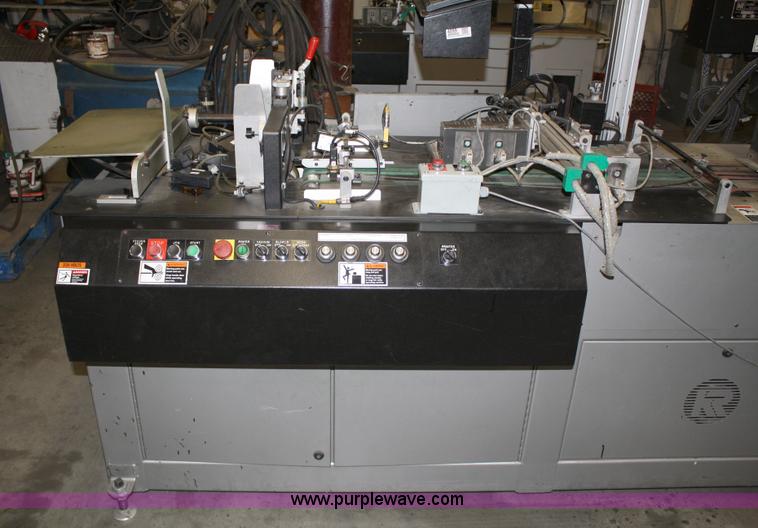 image for item 4899 Kirk-Rudy NetJet inkjet addressing system with dryer/heater, 12" conveyor, quarter folder, ramp stacker and ink management system