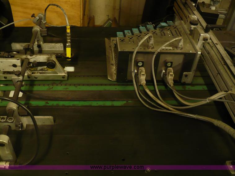 image for item 4900 Kirk-Rudy NetJet inkjet addressing system with 12" conveyor, ramp stacker and ink management system