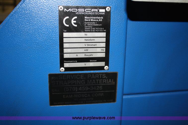 image for item 4902 Mosca strapping machine