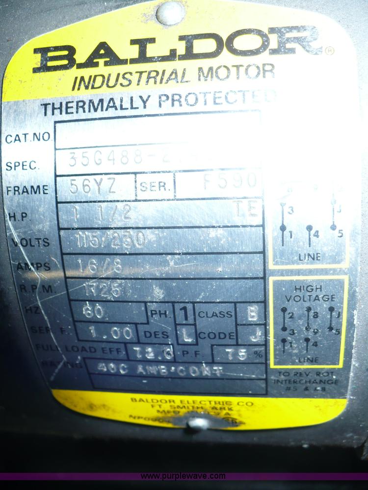 image for item 6006 Parke hose crimping machine