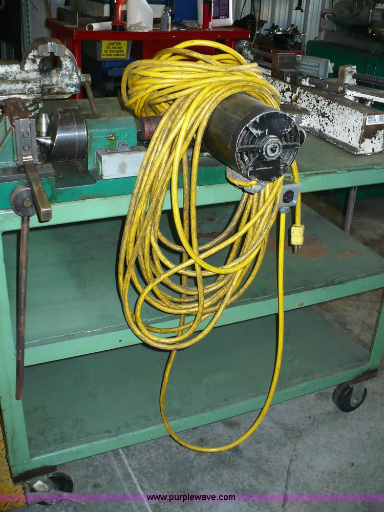image for item 6007 Olson Manufacturing tube flare machine on rolling table
