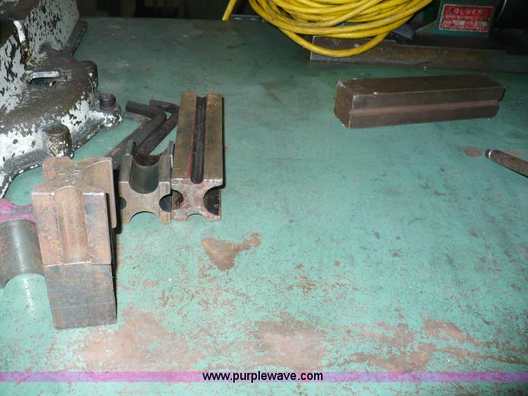 image for item 6007 Olson Manufacturing tube flare machine on rolling table