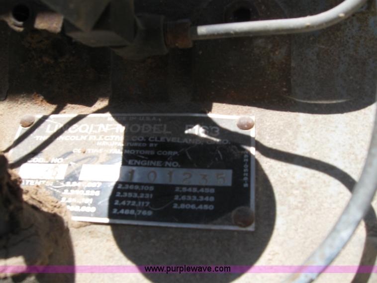 image for item 7004 Lincoln SA-200 welder/generator