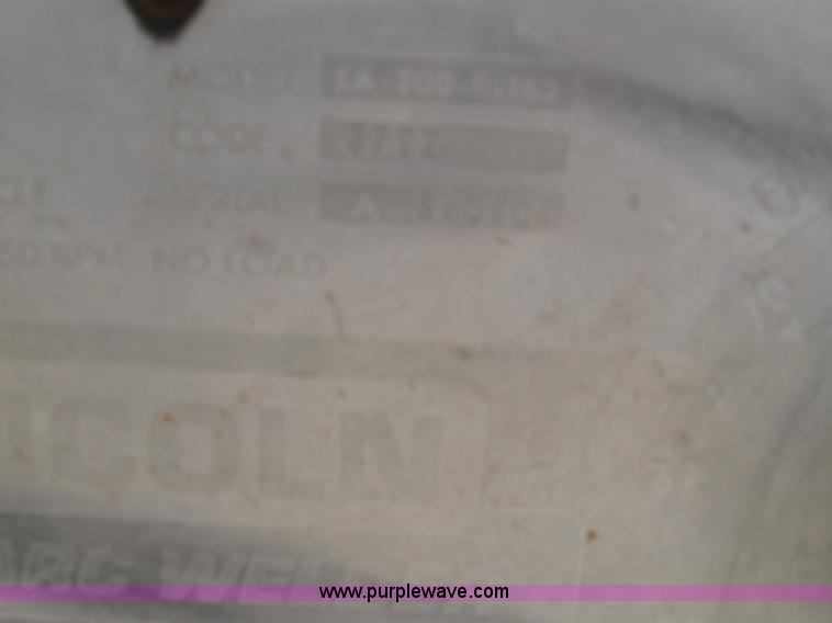 image for item 7004 Lincoln SA-200 welder/generator