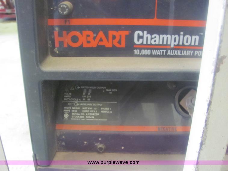 image for item 7016 Hobart Champion 10000 portable welder