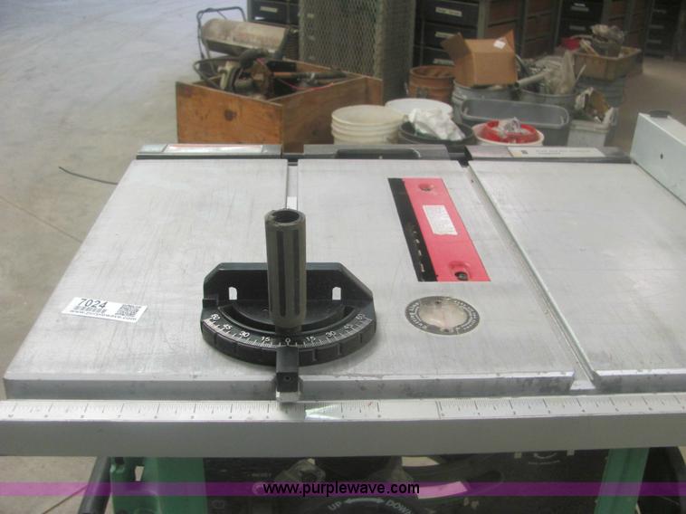 image for item 7024 Hitachi C10FR portable table saw