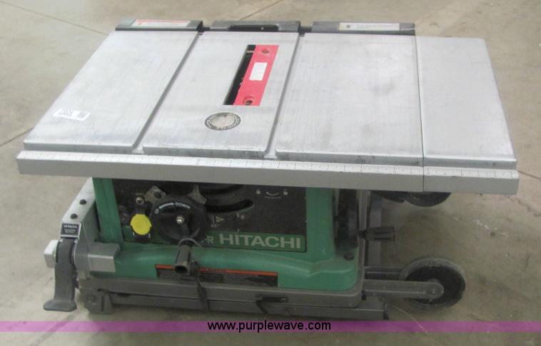 image for item 7024 Hitachi C10FR portable table saw
