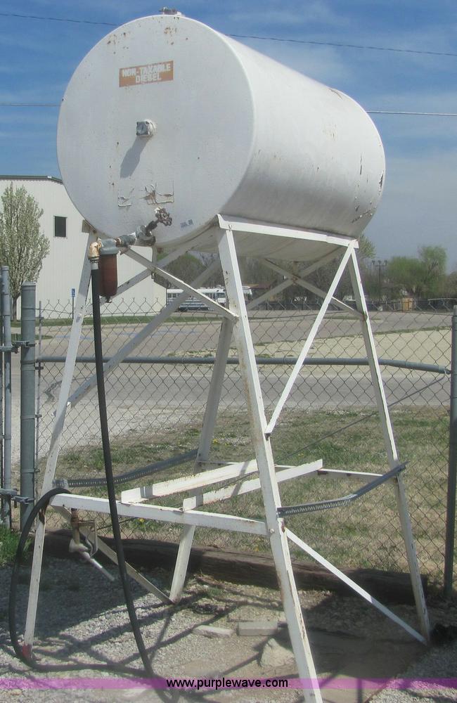 300 gallon fuel tank on stand in Valley Center, KS Item 7030 sold