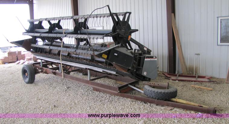 image for item 8481 Allis Chalmers 315 platform header with trailer