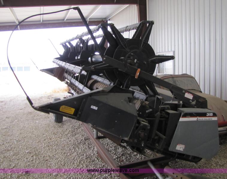 image for item 8481 Allis Chalmers 315 platform header with trailer