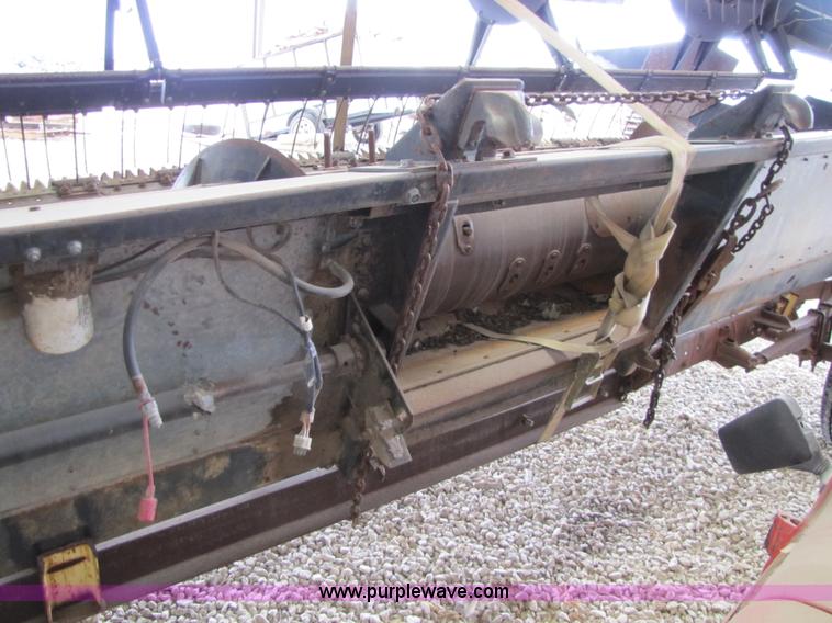 image for item 8481 Allis Chalmers 315 platform header with trailer