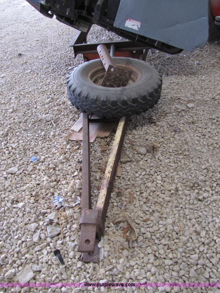 image for item 8481 Allis Chalmers 315 platform header with trailer