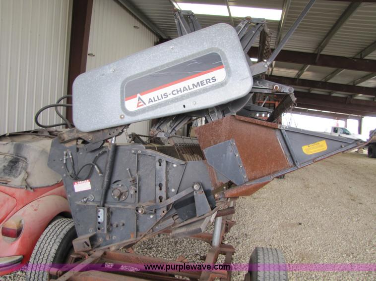 image for item 8481 Allis Chalmers 315 platform header with trailer